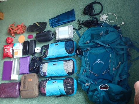 Packing list for one year backpacking