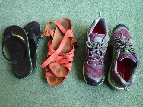 1 year backpacking shoes essentials 
