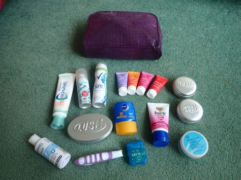 1 year backpacking toiletries essentials 